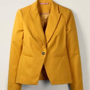 Boden Brotherton Blazer Jacket, NWT in Tuscan Sun Yellow Gold
